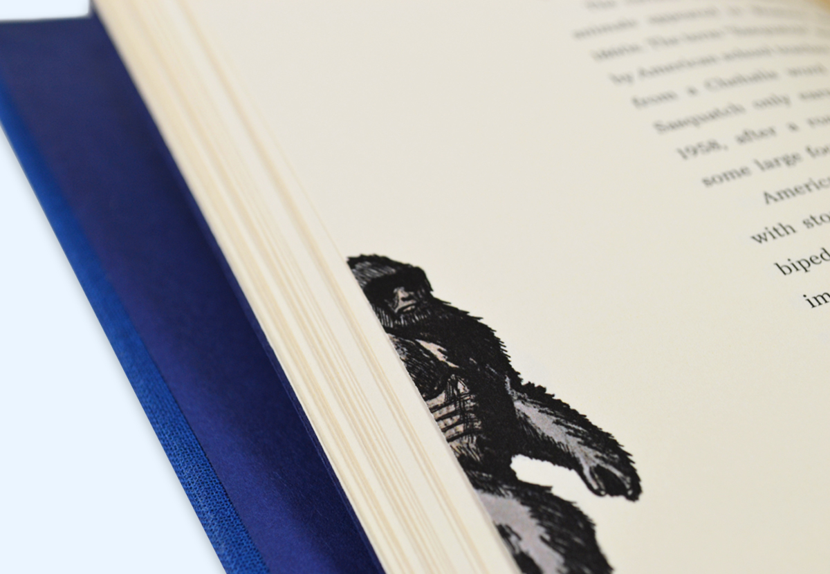 Close up of Big Foot illustration